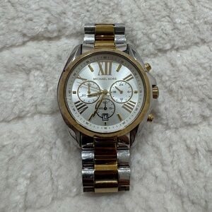 Michael Kors Gold/Silver Watch - Men's Style for Women